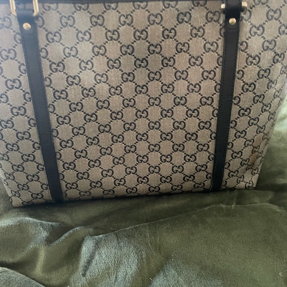 GUCCI GG crystal canvas 213048 EUC 🩶🖤Metallic - Picture 5 of 17
